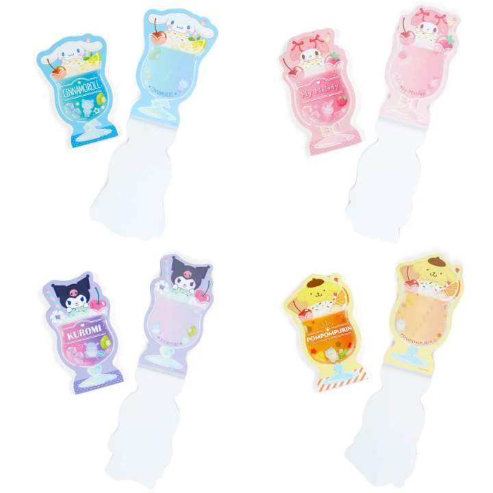 กระดาษโน๊ต-กระดาษโน๊ตน่ารัก-sanrio-ซานริโอ-pompompurin-kuromi-my-melody-cinnamonroll