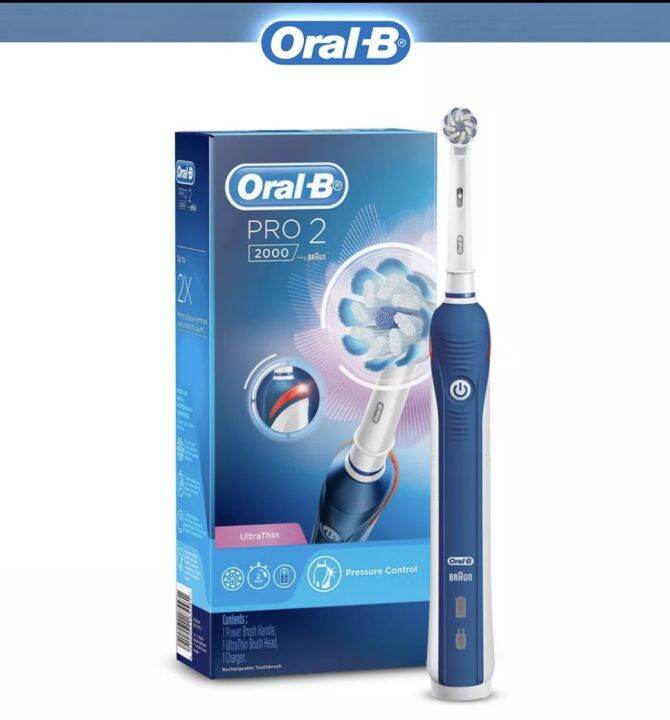 SALE ORAL B PRO 2000 ORAL B ELECTRIC TOOTHBRUSH RECHARGEABLE HANDLE ...