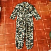 ??ชุดหมี Camouflage Hunting 10X™ ?   Made in USA ??   Overalls Coveralls Suit Frog Skin Military Look ??  อก42-44 สภาพใหม่กริ๊บ