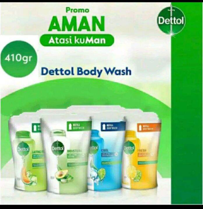 Dettol Body Wash All Varian 410ml Lazada Indonesia
