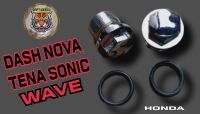 น็อตหัวโช๊คdash nova tena sonic wave.มาพร้อมโอริงชุบโครเมี่ยมเงาตาแตกสินค้าคุณภาพเกรดพรีเมี่ยมรับประกันว่าเฟี้ยว