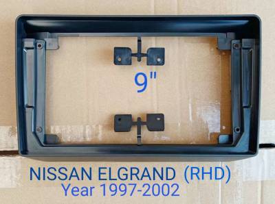 หน้ากากวิทยุ NISSAN ELGRAND ปี 1997-2003 สำหรับเปลี่ยน จอ Android 9"