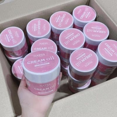 ครีมออยหอม Napas Cream Oil แบรนด์เดียวกับโลชั่นนมหอม 250ml.(กระปุก)