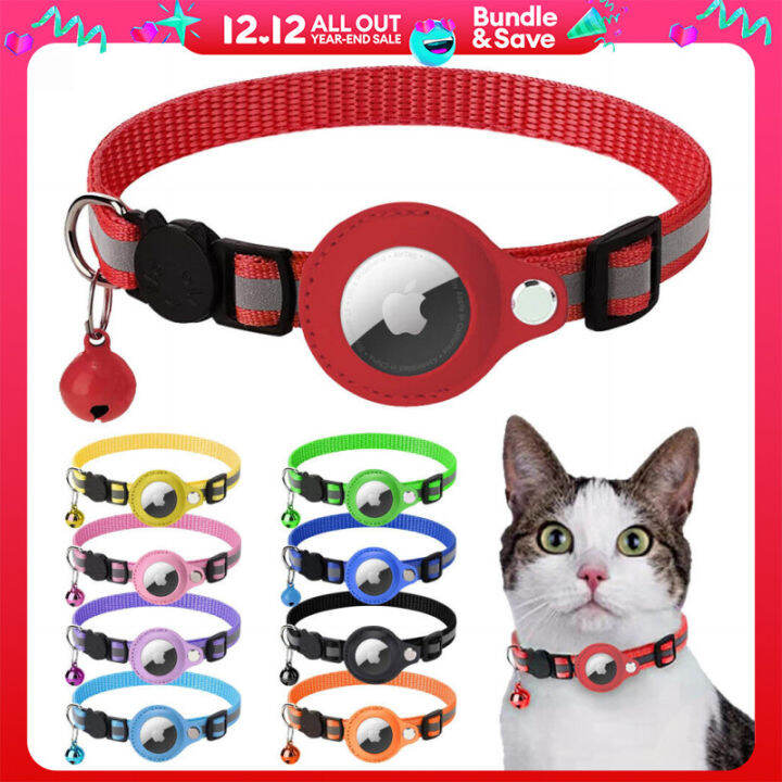 Airtag Case Collar for Cats with Protective Case for Anti Lost Locator