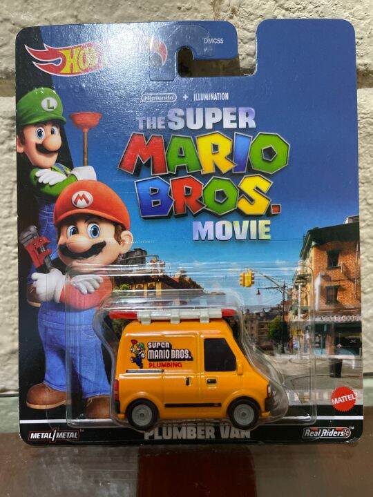 Super Mario Bros. Movie Plumber Van Diecast 