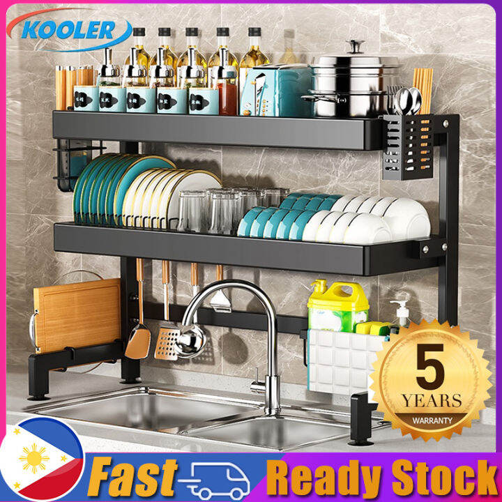 Kooler Dish Drainer Rack Organizer Dish Drying Rack Lagayan Ng Plato