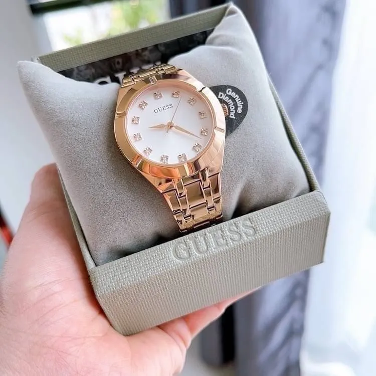 นาฬิกาGuess GW0114L3 CRYSTALLINE RoseGold • ตัวเรือนสเตนเลสสีโรส