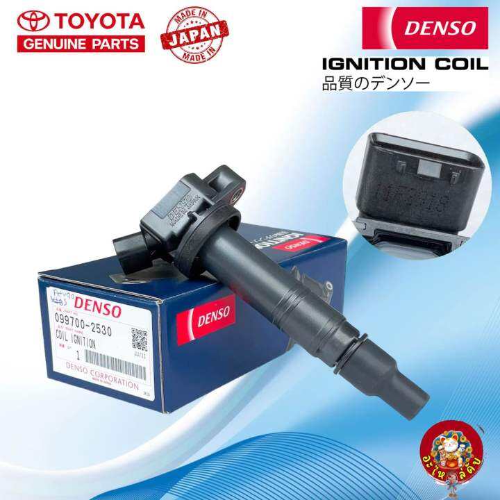 คอยล์จุดระเบิด-camry-acv40-acv41-vigo-2-7-fortunner-2trเบนซิน-made-in-japan-part-099700-2530-denso