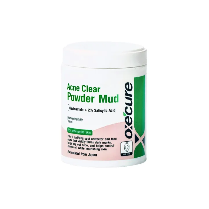 Oxecure Acne Clear Powder Mud 50g Lazada Ph 0367