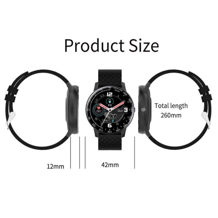 สตอกไทย-ส่งไว-skmei-h30-นาฬิกา-smart-watch-ทัชสกรีน-กันน้ำ-เชื่อมบลูทูธ-นับก้าวเดินวัดหัวใจ-และอีกหลาย-function
