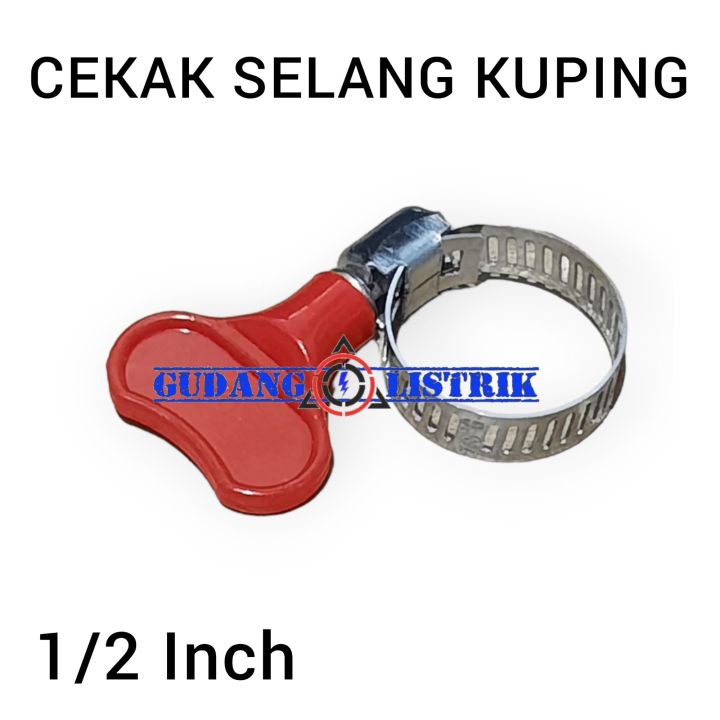 Cekak Klem Selang Pipa Air Gas Kuping Inch Lazada Indonesia