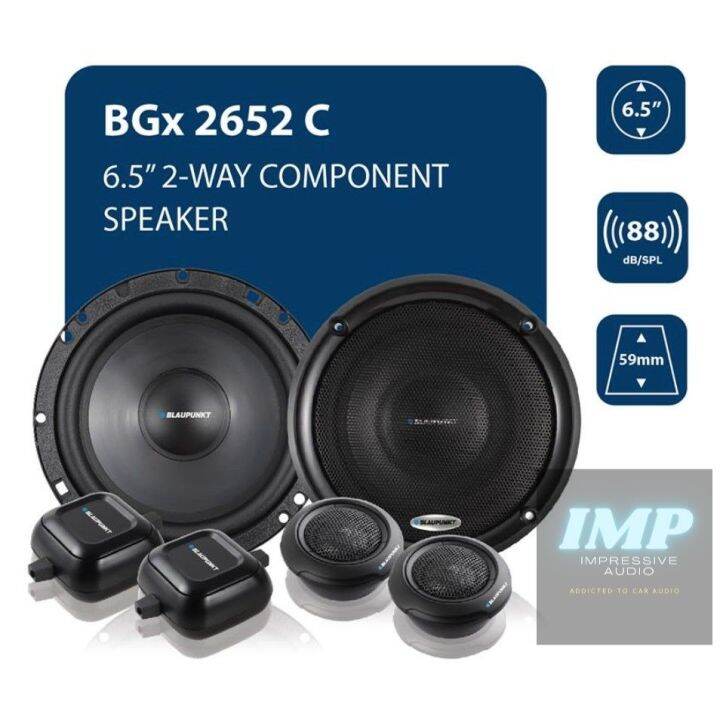 SOUND QUALITY Blaupunkt BGx 2652 C 6.5 inch 2Way Component Speaker