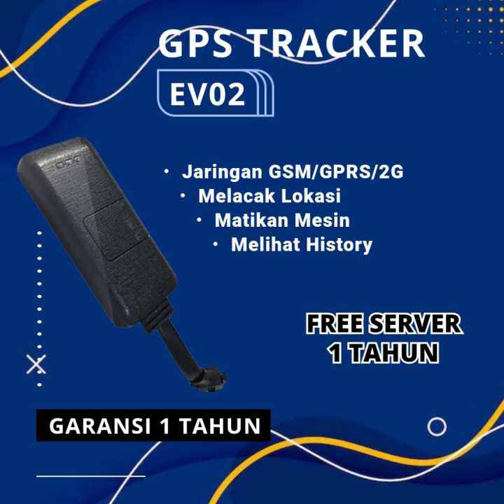 GPS TRACKER EV02 BISA CUT OFF FREE APLIKASI WANWAY TRACK | Lazada Indonesia