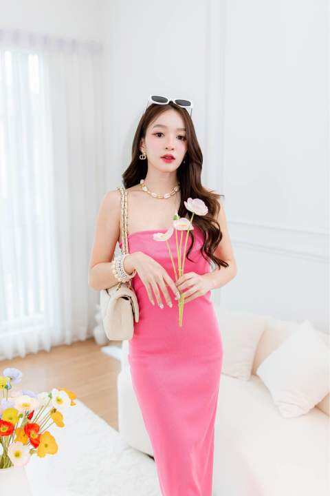 dewishes-tube-maxi-dress-เดรสเกาะอกยาว