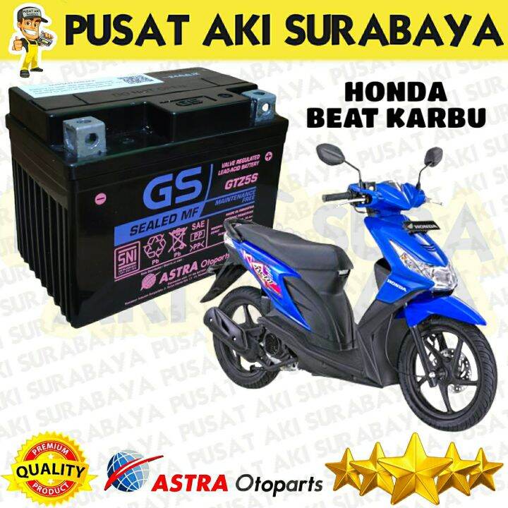 AKI ORI GS ASTRA GTZ5S ACCU MOTOR BEAT KARBU SUZUKI NEX HAYATE LETS