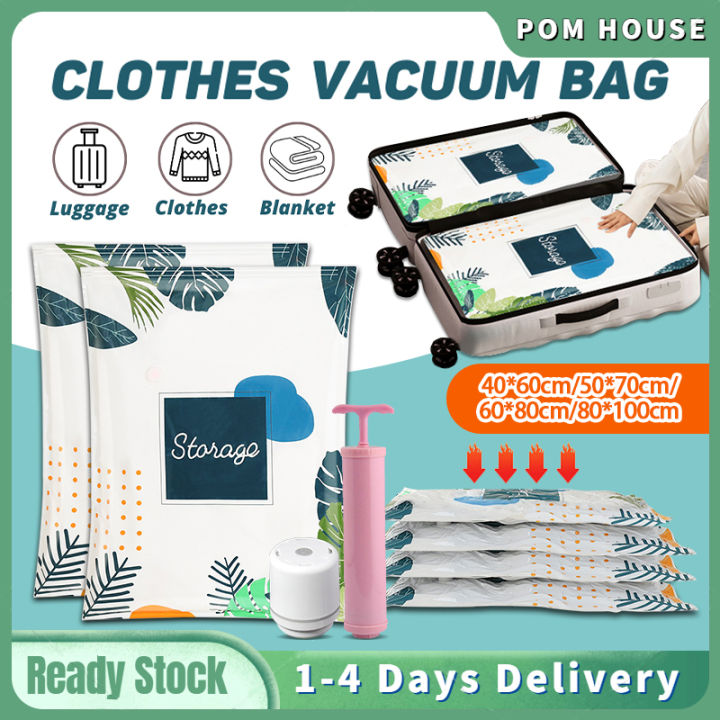 Vacuum Storage Bags Pa+pe Material Saves 80% On Clothes Storage