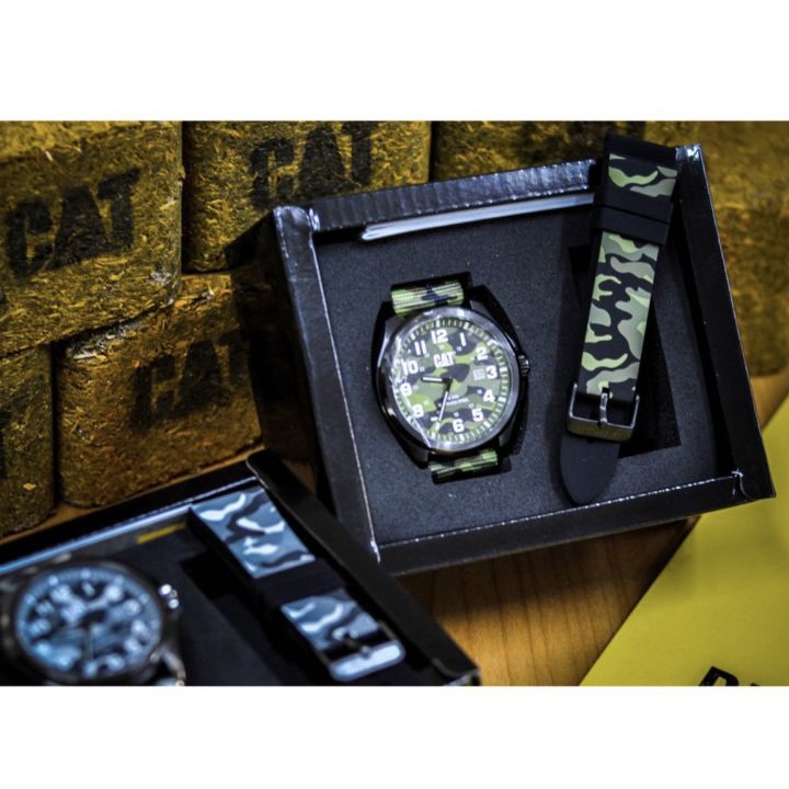 นาฬิกา-cat-watches-pu-151-65-51t-pu-151-65-515-caterpillar-box-set-operator-camo-special-edition-ของแท้100