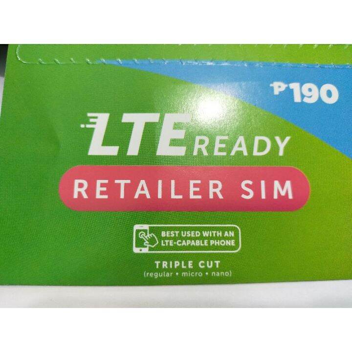 SMART Retailer sim with 150 Loadwallet Lazada PH