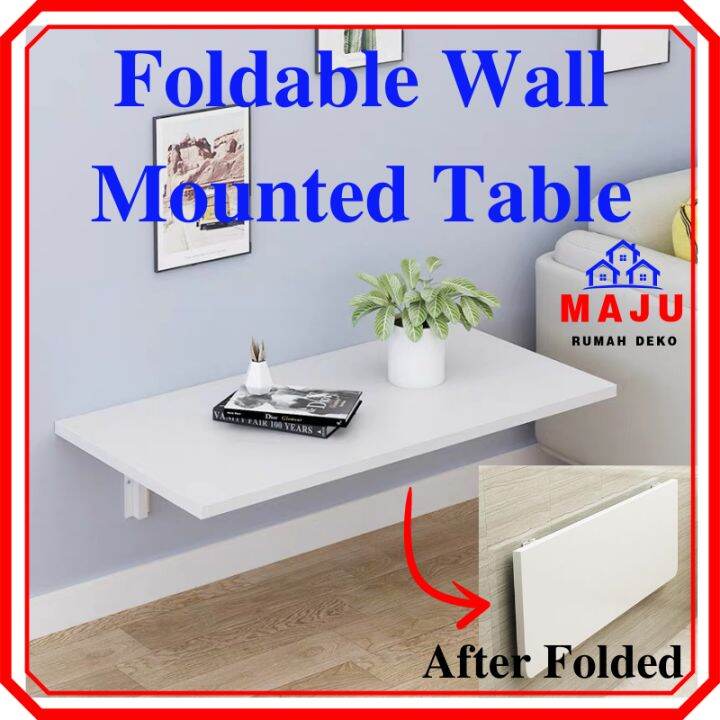 MAJU Meja Belajar Meja Lipat Study Table Wall Mounted Table Foldable