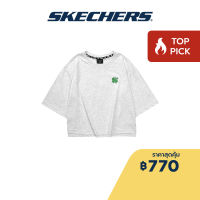 Skechers สเก็ตเชอร์ส เสื้อยืดแขนสั้นผู้หญิง Women Comfort Sports Short Sleeve Tee Apparel - L223W009-02F0