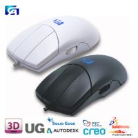 Mouse 3 ปุ่ม 2in 1 สามปุ่มมีลูกกลิ้ง ของเเท้มีประกัน usb side wheel roller