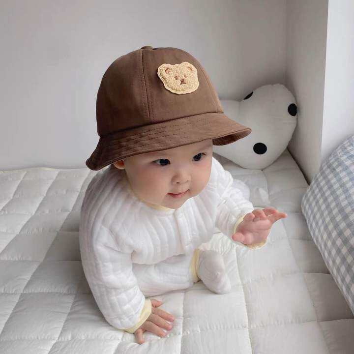 Mũ vành đính gấu cho bé siêu cute | Lazada.vn