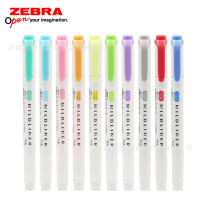 ปากกาเน้นข้อความสองหัวรุ่นสีอ่อนสีใหม่ mildliner ญี่ปุ่นปากกามาร์กเกอร์ wkt7รุ่นขายดี