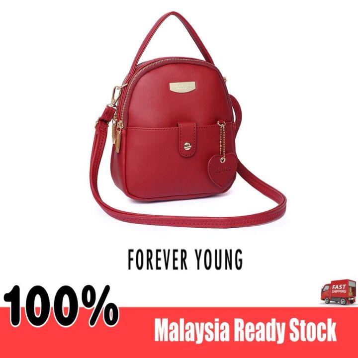 Forever Young Backpack Women Bag Fashion Sling Bag Multipurpose