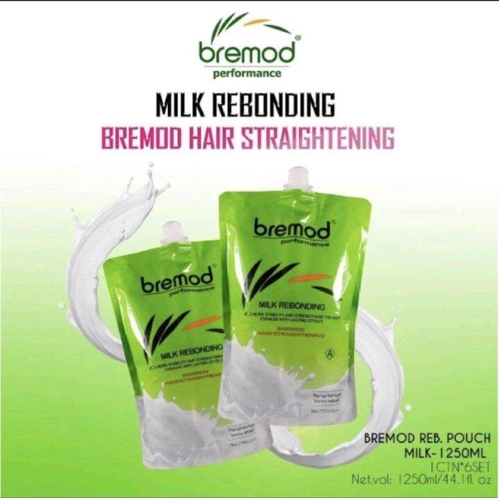 Bremod Hair Milk Rebonding Cream Set A And B | Lazada PH