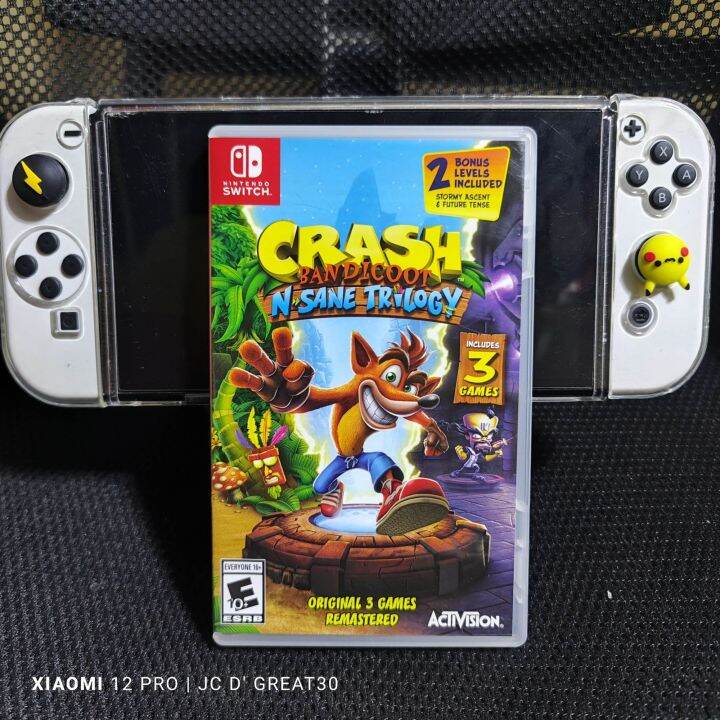 Crash bandicoot NSane Trilogy switch game PRELOVED Lazada PH