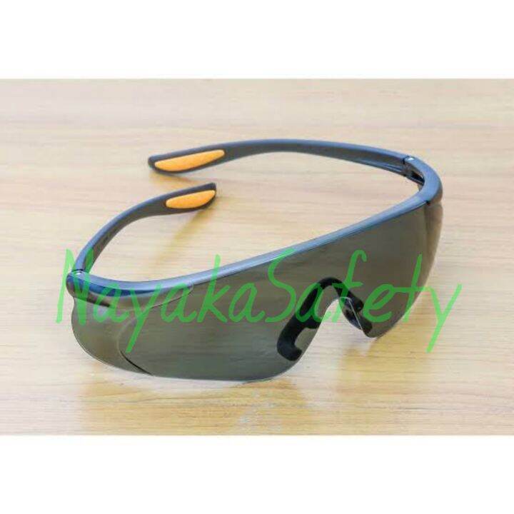 Kacamata Safety Kings Original Honeywell Black Smoke (HITAM TIPIS