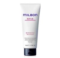 MILBON RESTORATIVE REPAIR 200 ML.ทรีทเม้น สำหรับผมแห้งเสีย ซ่อมแซมผมเสียได้อย่างล้ำลึก