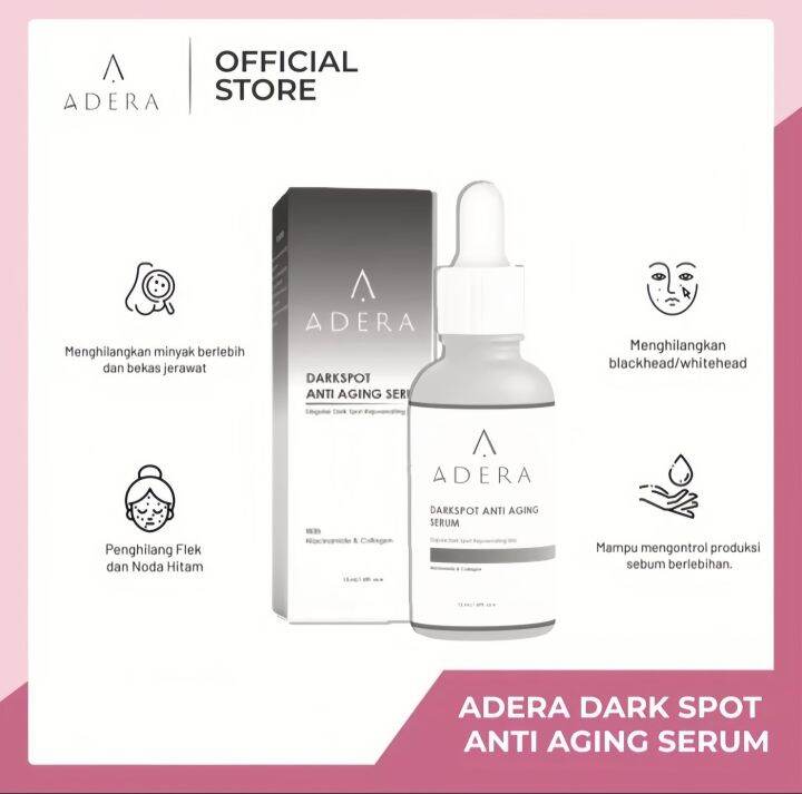 Adera Dark Spot Serum Penghilang Flek Hitam Solution Anti Aging