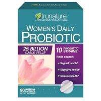 Trunature Womens Daily Probiotic, 90 Vegetarian Capsules โพรไบโอติกสำหรับผู้หญิง