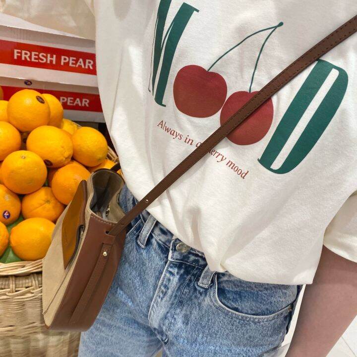 orangebaskets-เสื้อยืดโอเวอร์ไซส์-รุ่น-cherry-mood-tee