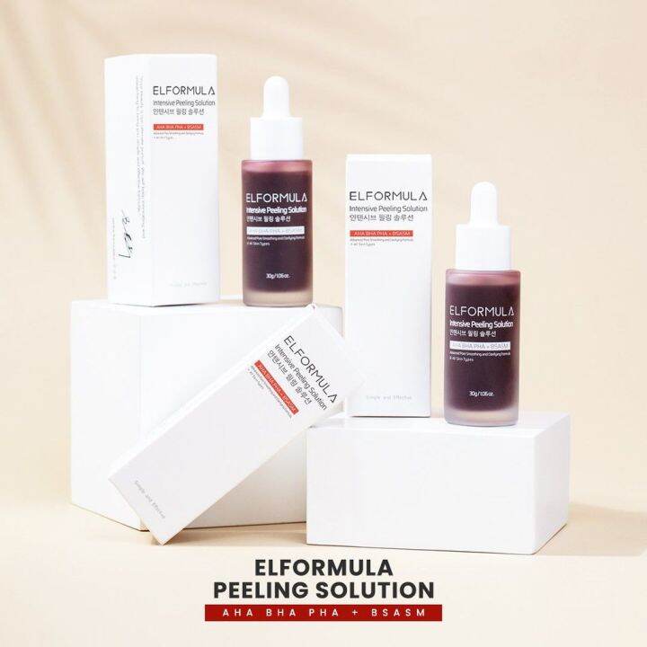ELFORMULA Intensive Peeling Solution | AHA BHA PHA + BSASM | Lazada ...