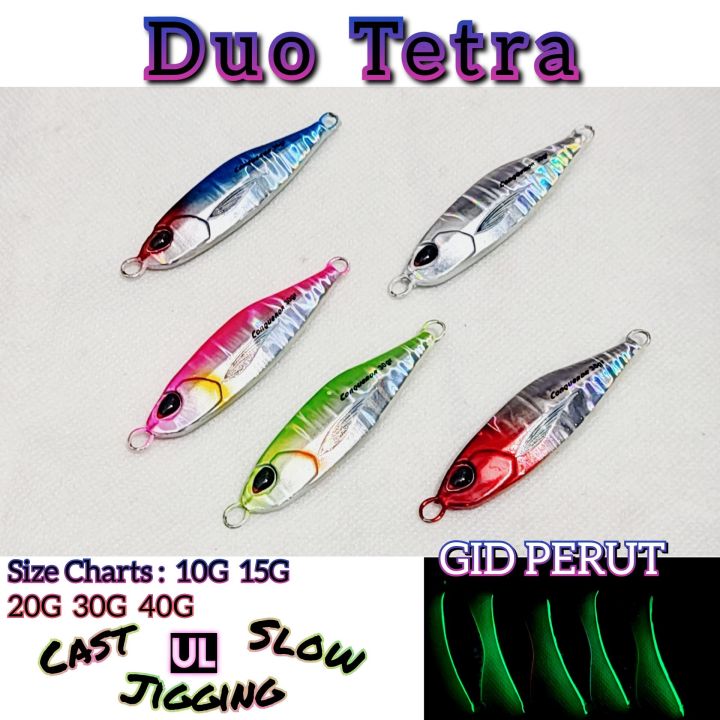 Metal Jig Copy Duo Tetra 10gr 15gr 20gr 30gr 40gr Glow In The Dark Lazada Indonesia