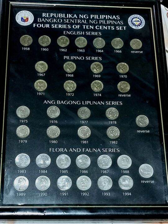 rare legit 19581994 four series of 10c Black frame set highly