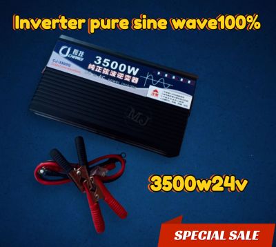 อินเวอร์เตอร์ เพียวซายเวฟ 3500w24v CJ Inverter pure sine wave 💯  เครื่องแปลงไฟ  สินค้าราคาถูกจากโรงงาน