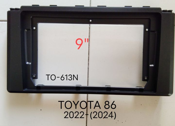 หน้ากากวิทยุ TOYOTA 86 ปี 2022-2024 สำหรับเปลี่ยนจอ Android9 