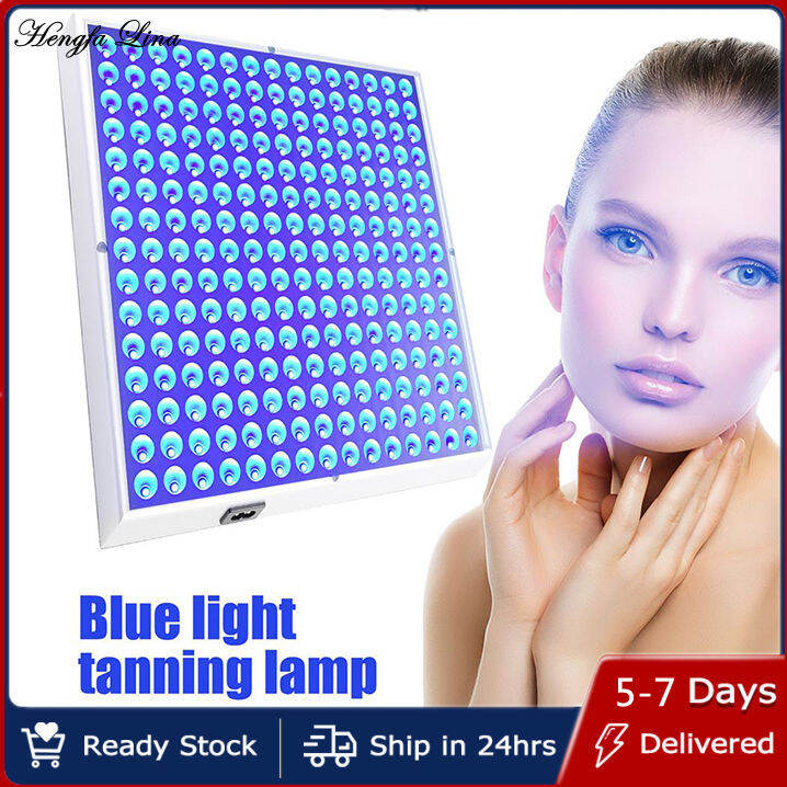 Hengfa Lina Home blue light tanning lamp 100240V LED tanning lamps device facial tanning