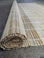 มู่ลี่ไม้ไผ่ไทยขนาด 1.20*1.30 Thai bamboo blinds มีรอกหยุด