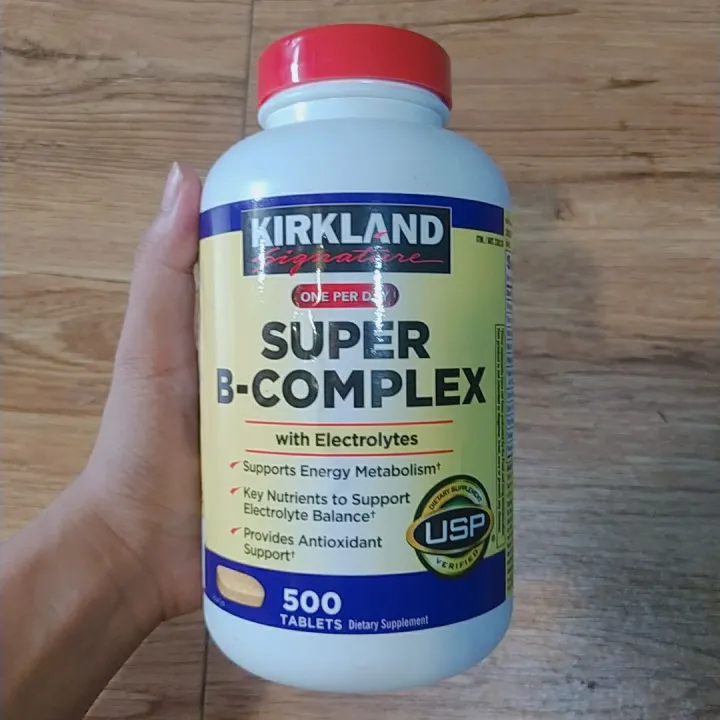 Kirkland Super B Complex 500 Tablets US IMPORTED BEST BY: June 2023 ...