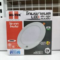 โคมไฟพาเนล/LED/แบบฝังฝ้ากลม/6w/9w/12w/18w/Day light/Warm white/HI-TEK