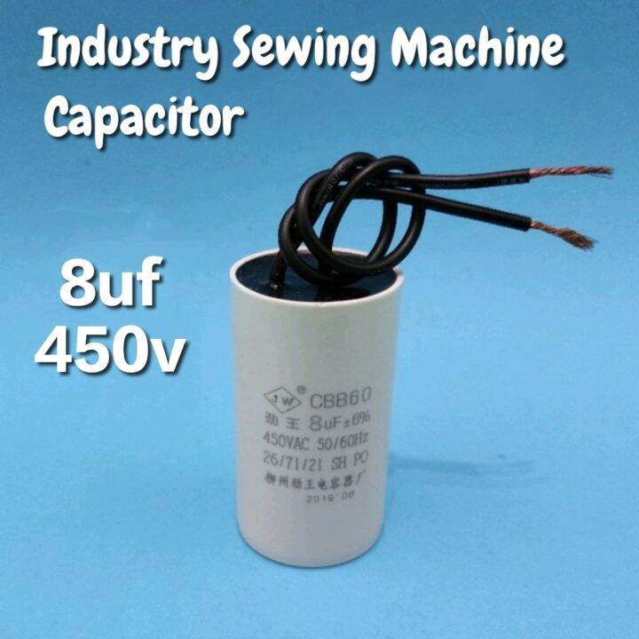 8uf 450v Sewing Machine Capacitor industry sewing machine motor ip