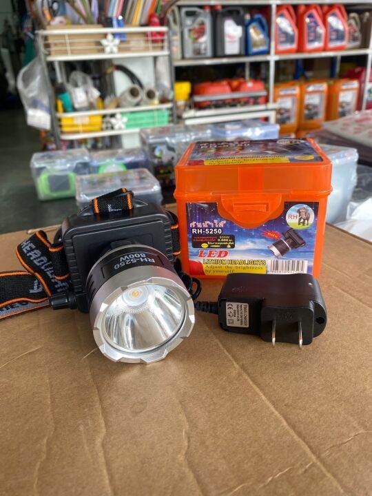 ไฟฉายคาดหัว-led-รุ่น-rh-5250-กันน้ำได้-ไฟสีขาว-จำนวน-1ตัว