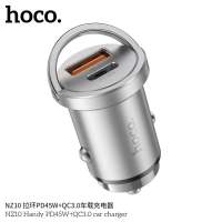 Hoco NZ16 45W Type C &amp; USB Car Charger  ชาร์จรถ หัวชาร์ทรถ PD 1 port usb 1 port หัวชาร์จPD หัวชาร์จ