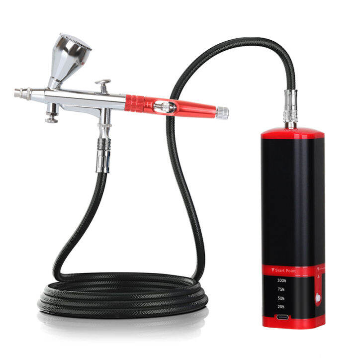 Mini Airbrush Compressor Air Brush High Power Powerful Switch Control