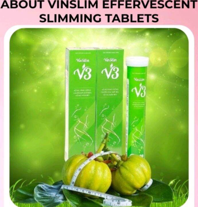VINSLIM V3 EFFERVESCENT SLIMMING TABLETS Lazada PH