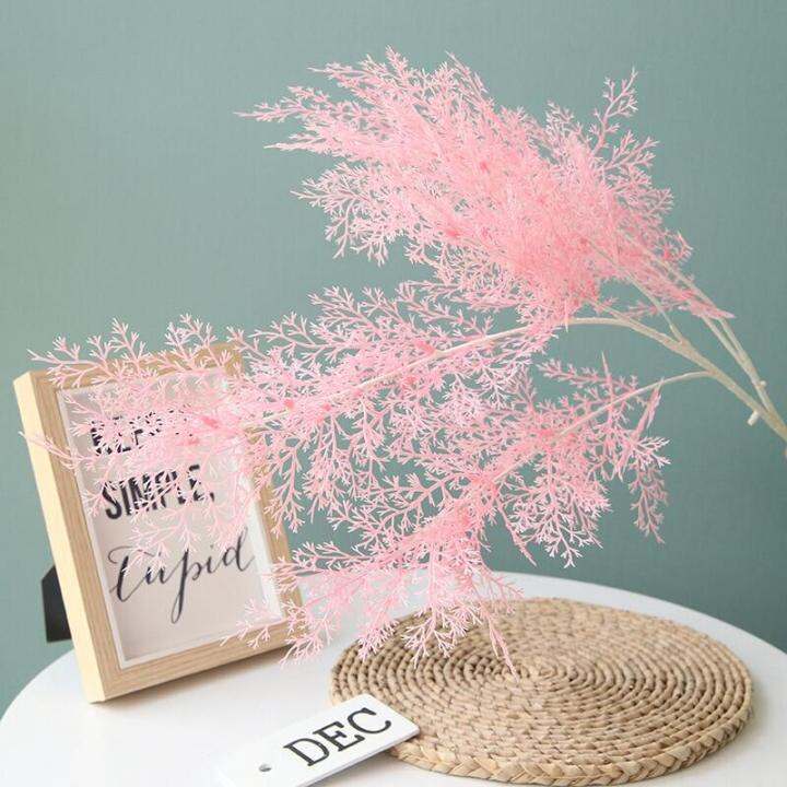 6 Heads 98cm Artificial Flowers Grass Bouquet Rime Grass Home Wedding